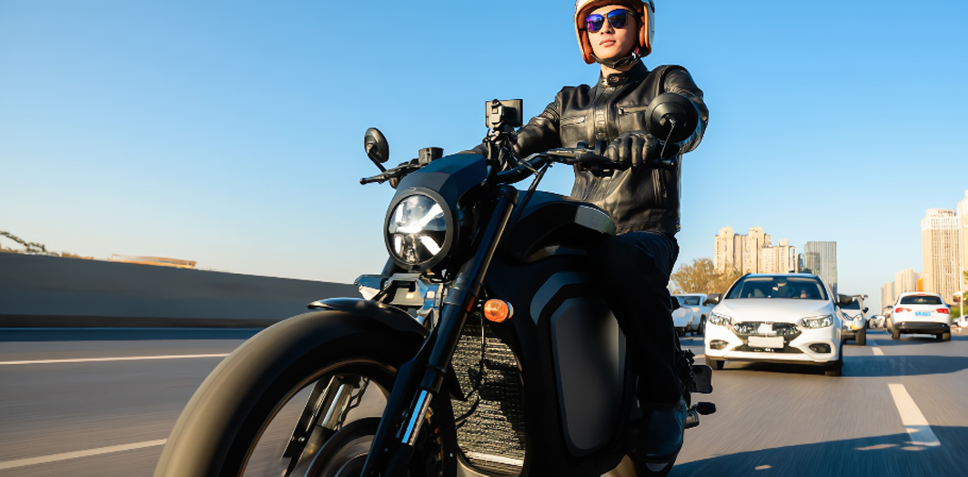 Nagy teljesítményű e-motorkerékpár